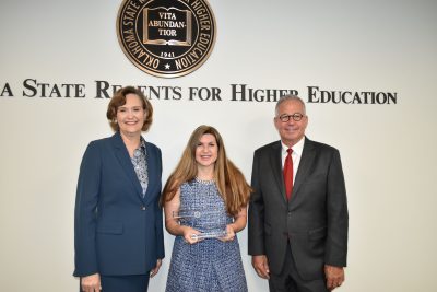 Individual Leadership Award, Oklahoma State Regents for Higher Education
